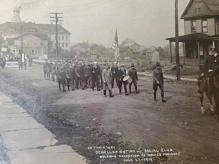Crown Avenue near Birch Street. 1919