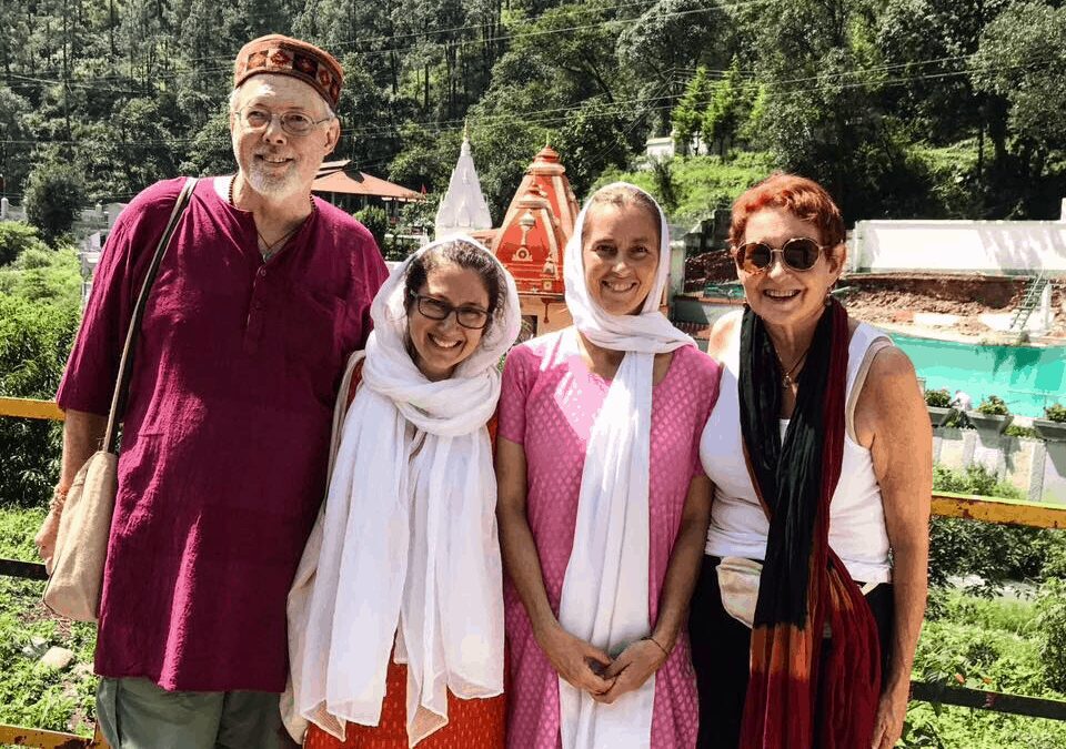 Jon Seskevich with friends on India Trip 2017