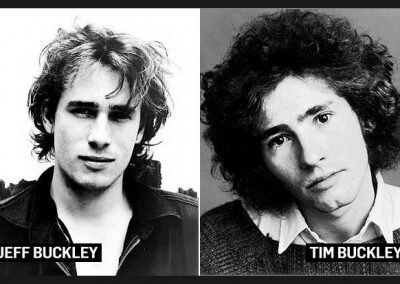 Jeff and Tim side by side same age different eras
