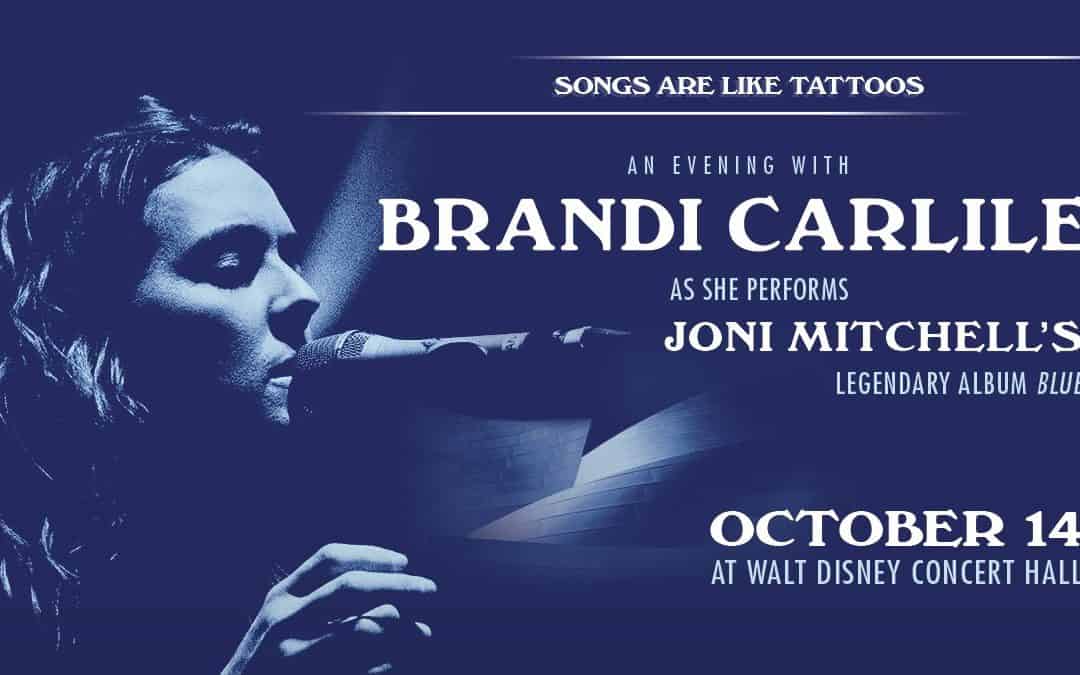 Brandi Carlile performs Joni Mitchell Blue Walt Disney Concert Hall