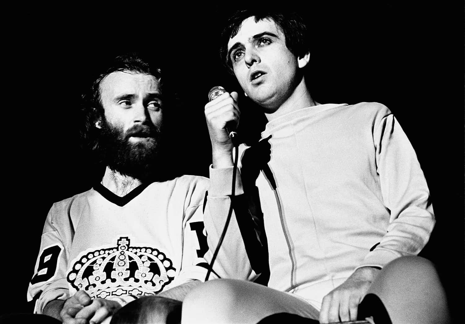 Peter Gabriel and Phil Collins