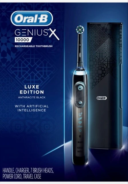 Oral B Genius X Luxe electric toothbrush