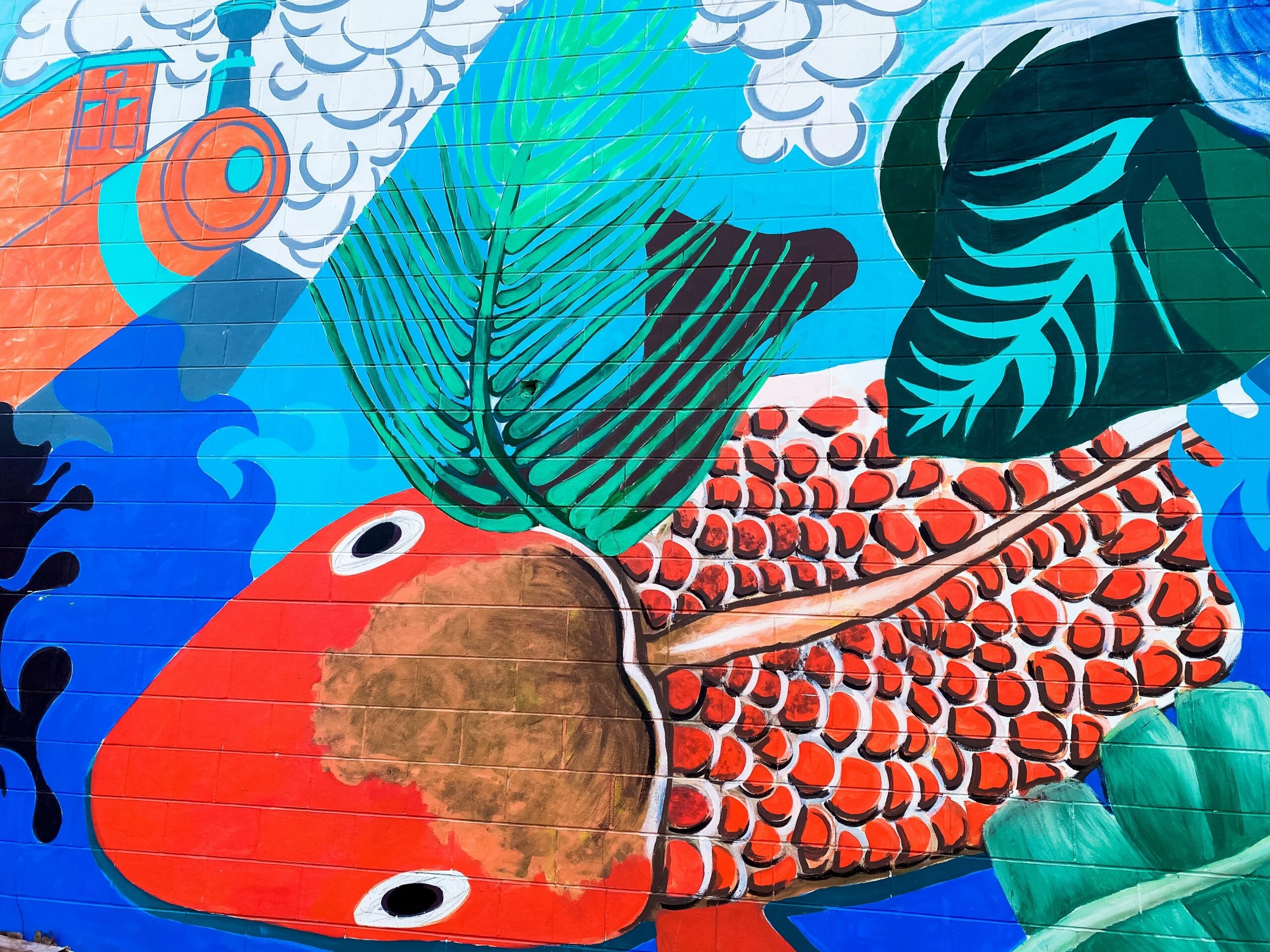 renee-fisher-Koi fish mural-unsplash
