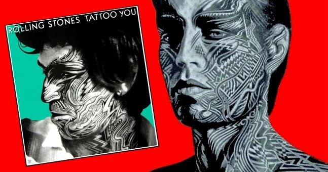 Keith and Mick side by side tattoo you faces