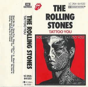 Rolling Stones Tattoo You Cassette cover