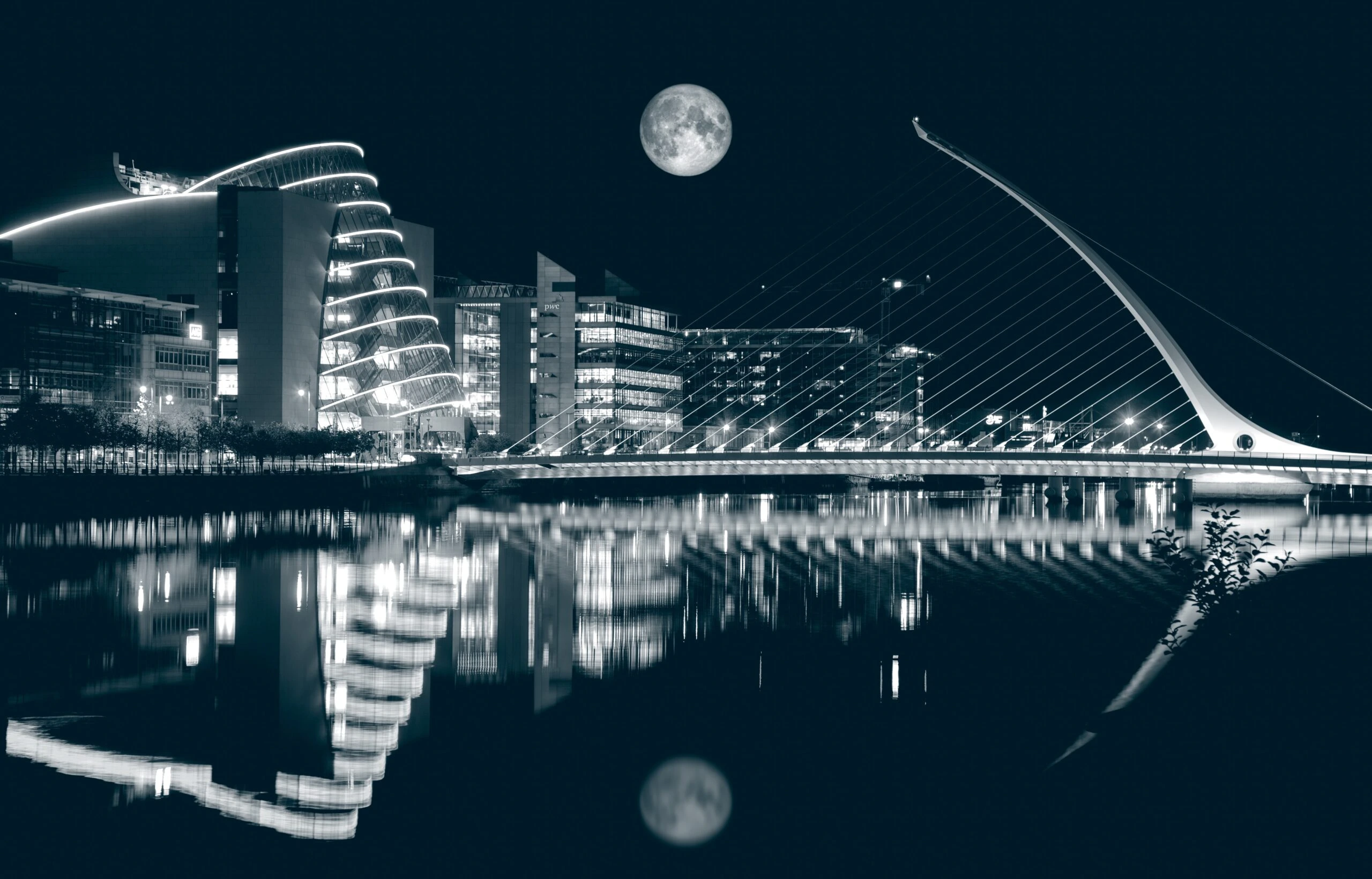 saad-chaudhry-Night with full moon over river Dublin-unsplash