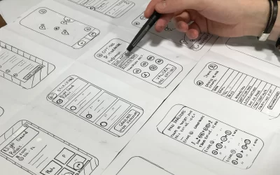 amelie-mourichon-UX UI design process wire sketch layout -unsplash