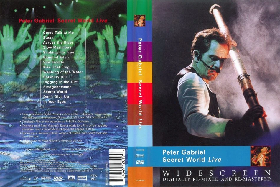Peter Gabriel Secret World Live DVD live