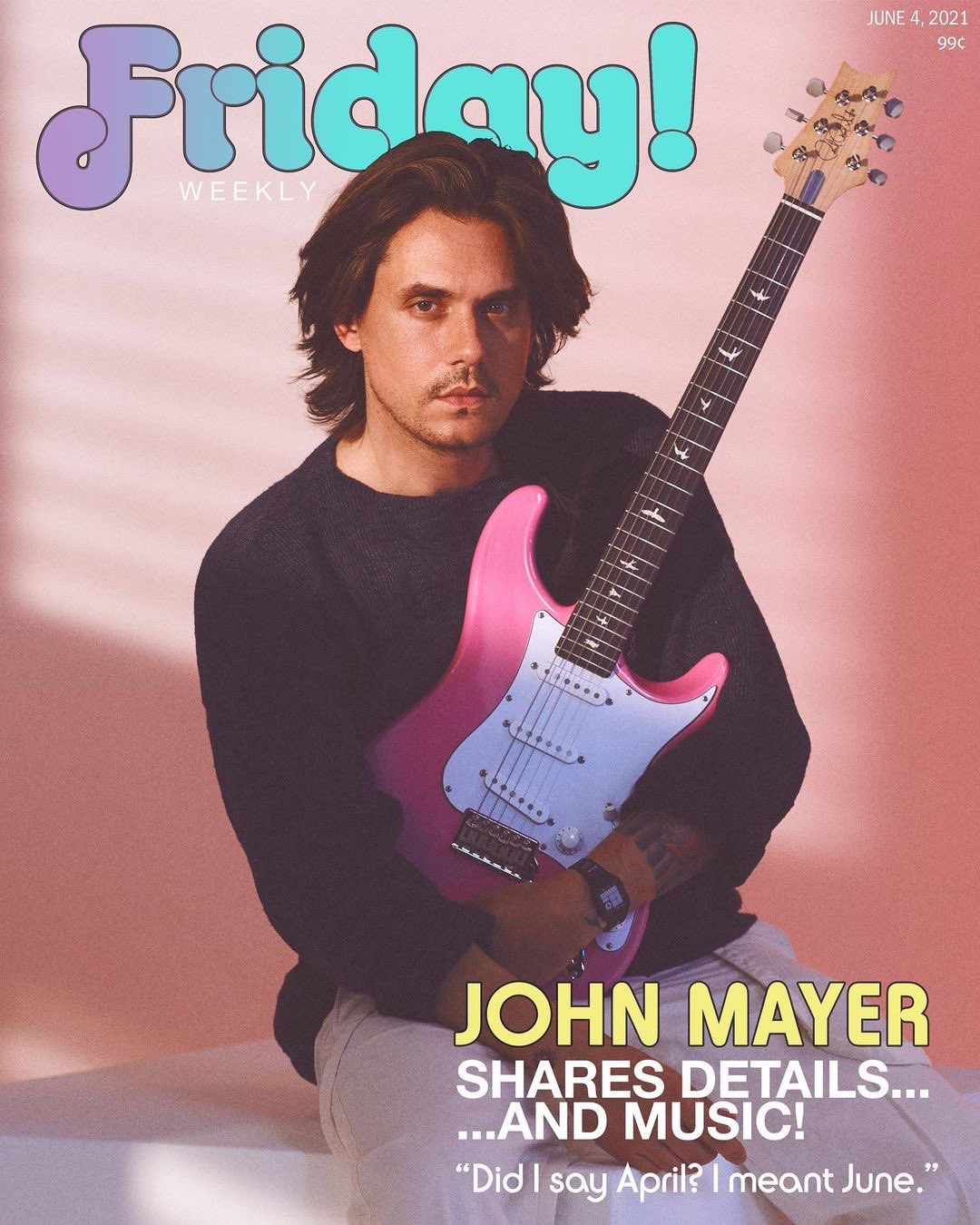 John Mayer Friday mag cover