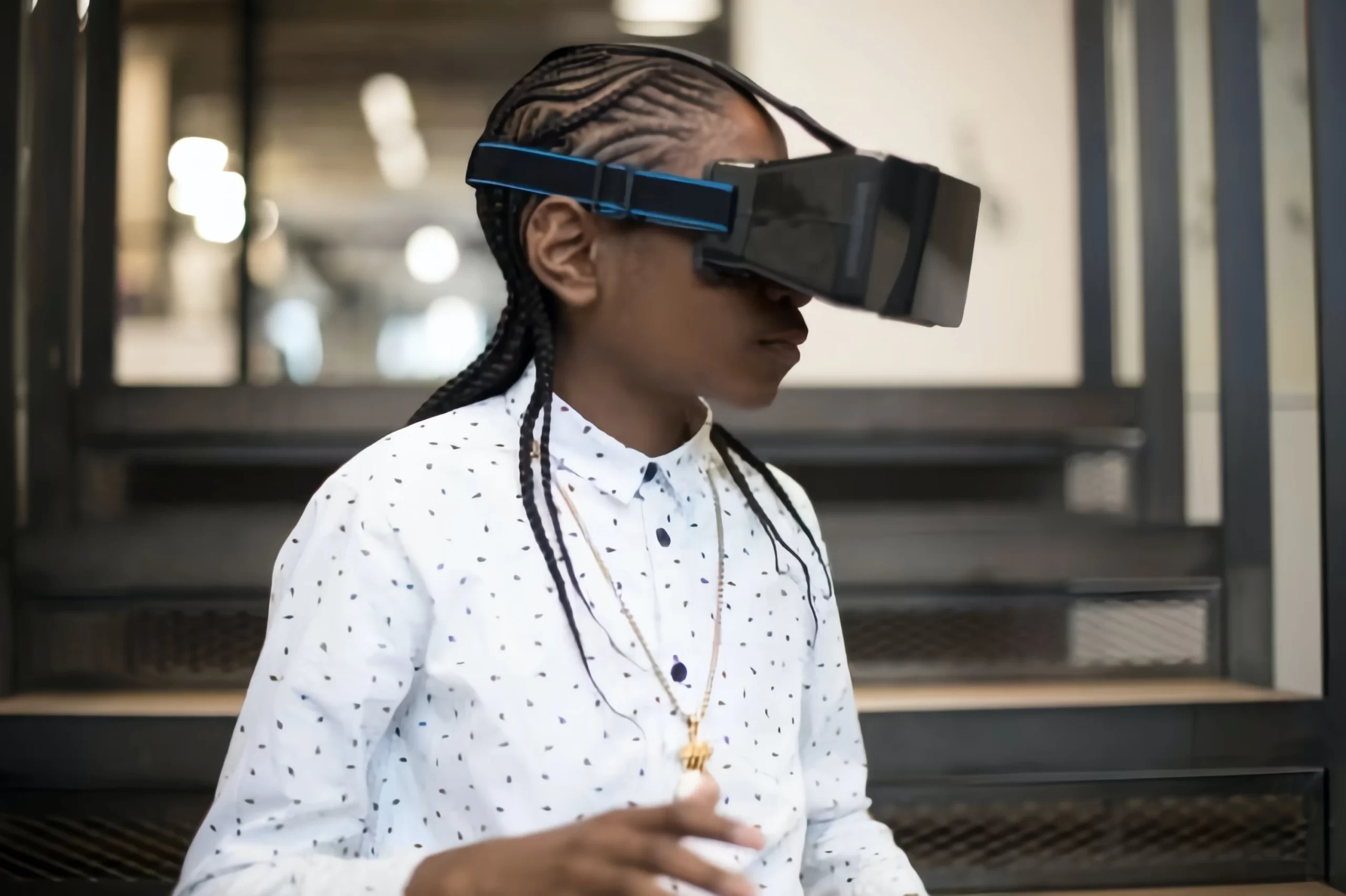 Published on May 26, 2022 Free to use under the Unsplash License Young man on Virtual Reality Headset
