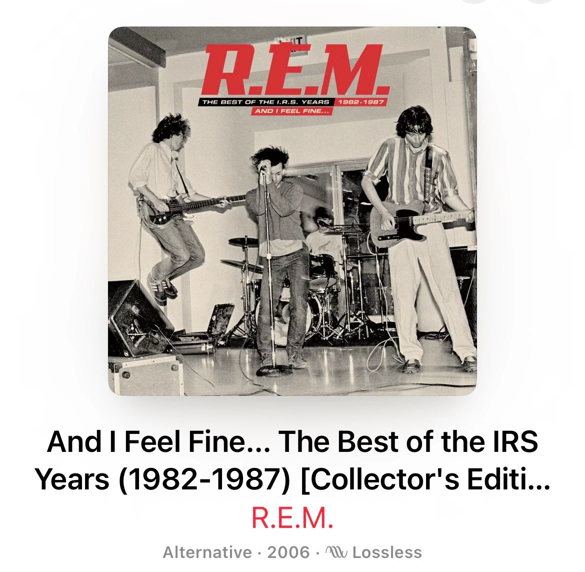 REM the best of the IRS Years 1982-1987
