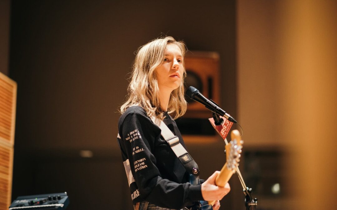 Amber Bain of The Japanese House performs in The Current's studio. Nate Ryan | MPR